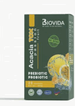 Gum Arabic with natural passion fruit extract and beneficial bacteria