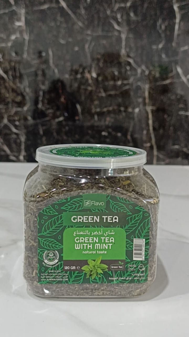 Green tea with mint