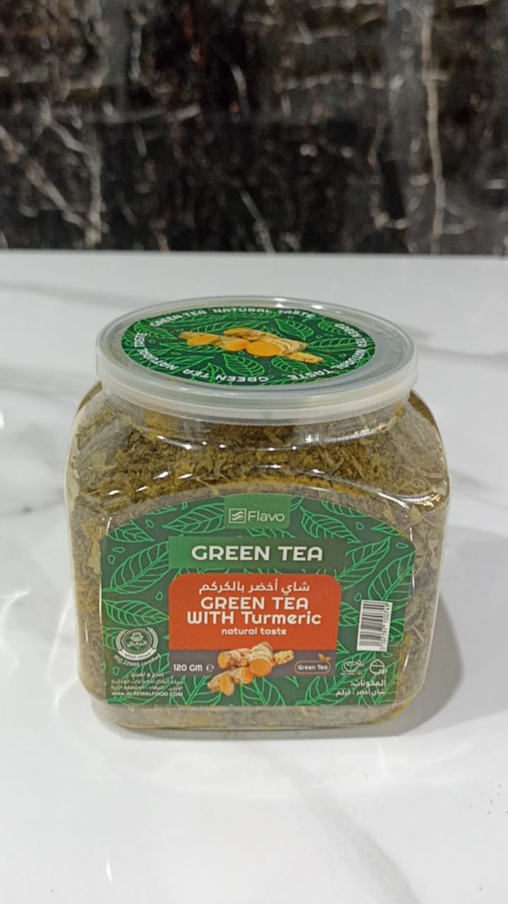 Green tea with turmeric