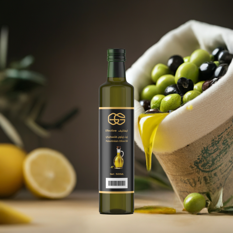 زيت زيتون فلسطيني 500 مل