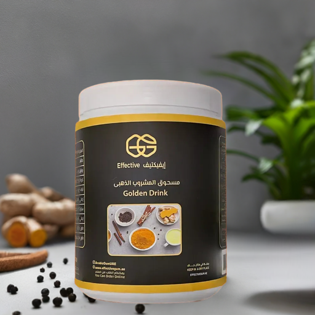 مسحوق المشروب الذهبي