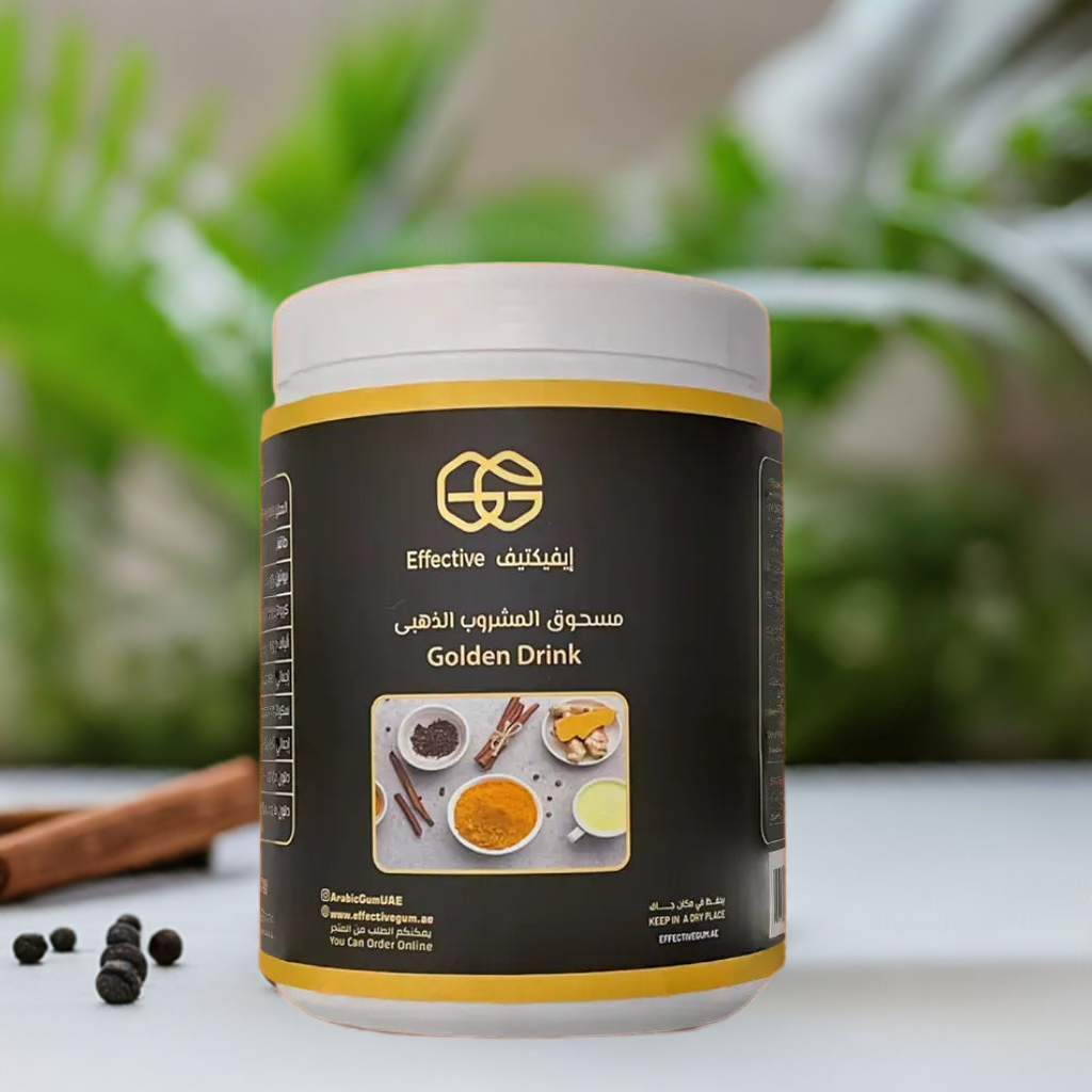 مسحوق المشروب الذهبي