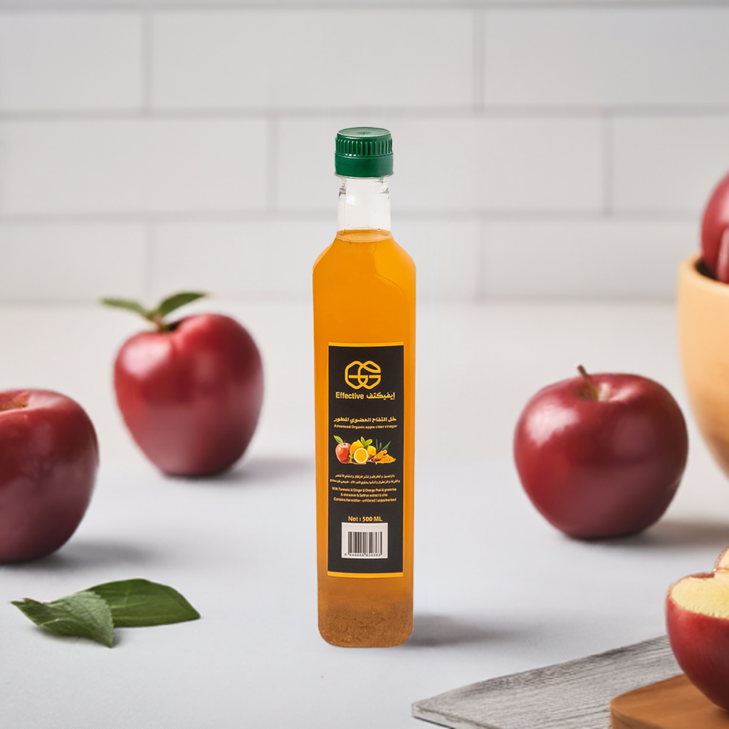 خل التفاح العضوي المتقدم 500 مل – Effective