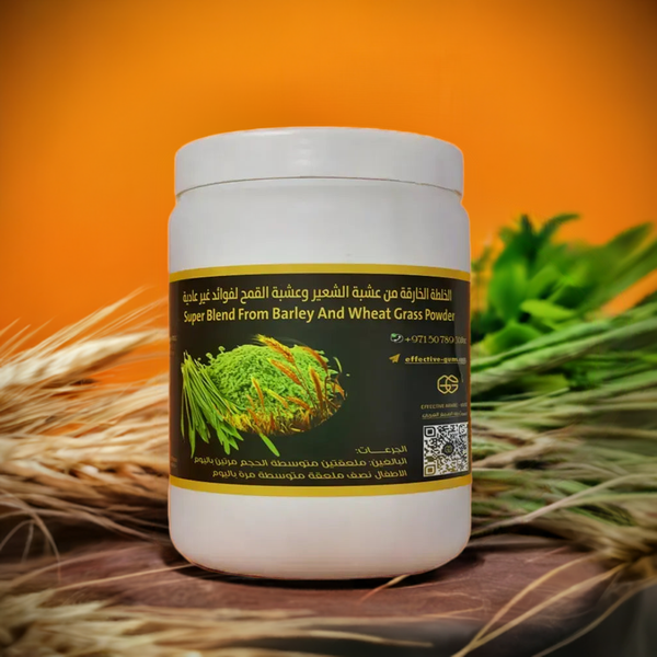 الخلطة المتميزة من عشبة الشعير وعشبة القمح