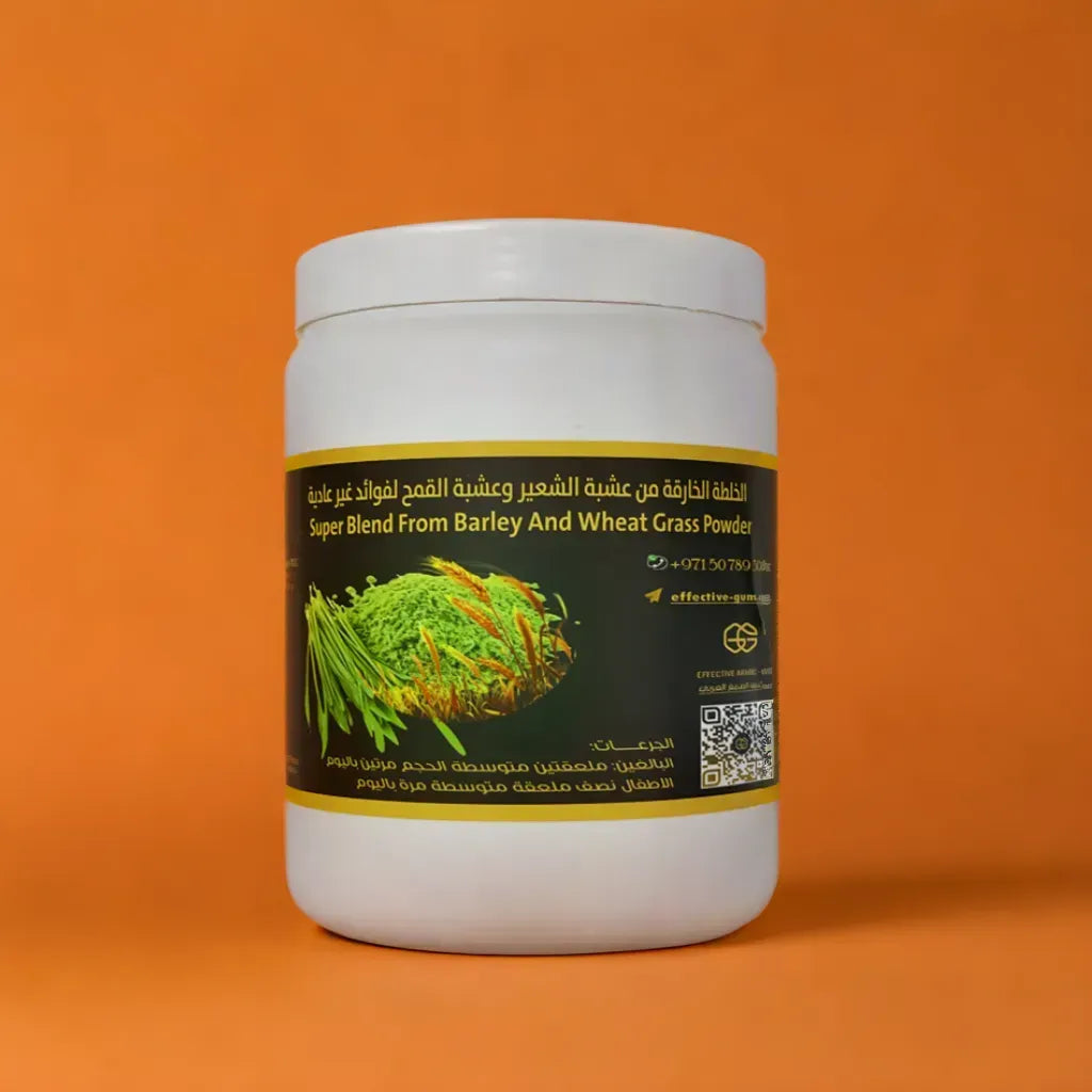 الخلطة المتميزة من عشبة الشعير وعشبة القمح