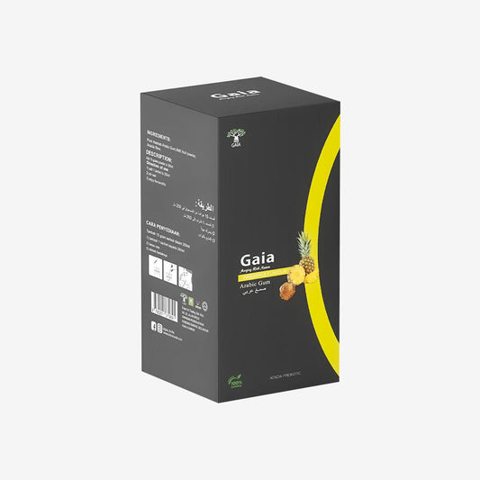 Gaia Pineapple Flavored Arabic Gum Sachets Box of 15 - effective-ajman