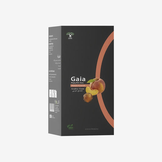 Gaia Peach Flavored Arabic Gum Sachets Box of 15 - effective-ajman